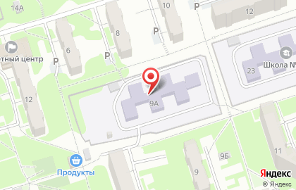 Детский сад №254 в Новоильинском районе на карте