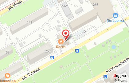 Банкомат АКБ Росбанк на улице Владимира Ленина на карте