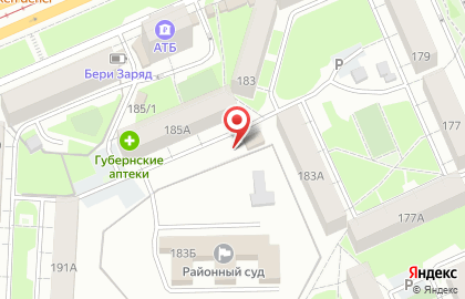 Магазин продуктов Айсберг в Свердловском районе на карте