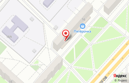 Магазин канцелярских товаров Ермак на проспекте Металлургов на карте