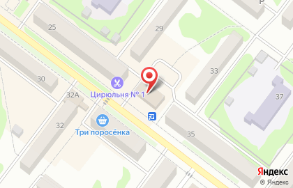 Магазин бытовой техники Элиот в Волгореченске на карте