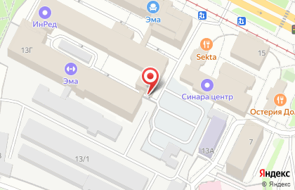 Торговая компания ГеоМир на Верх-Исетском бульваре на карте