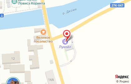 СТО Лукойл на улице Дзержинского на карте