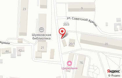 Магазин разливных напитков Пивной причал на улице Советской Армии на карте