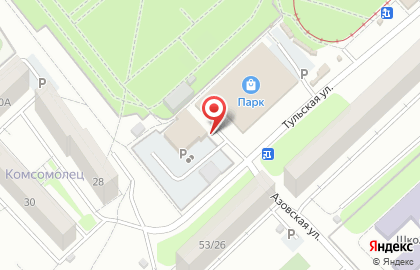 Кафе Парк в Заводском районе на карте
