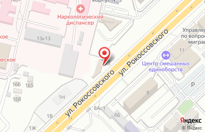 Автомойка Акватория в Дзержинском районе на карте