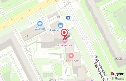 Спортивный клуб СВАРОГ на Будапештской улице на карте