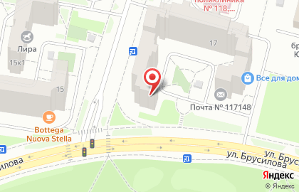 Торгово-монтажная компания Art maks на улице Брусилова на карте
