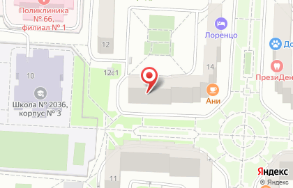 Центр социального обслуживания Вешняки на улице Рудневка, 14 на карте