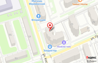 Магазин автозапчастей Автобутик на улице Костычева на карте