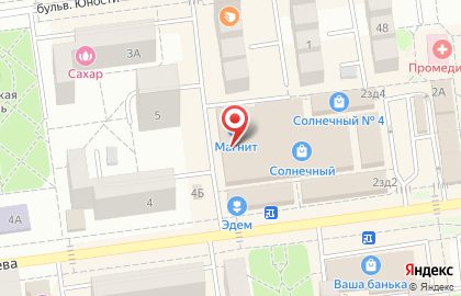 Магазин хлебобулочных изделий Колос на улице Конева на карте
