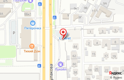 Шиномонтажная мастерская на проспекте Кулакова на карте