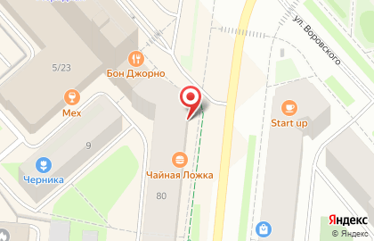 Салон оптики Glazburg на проспекте Ленина на карте