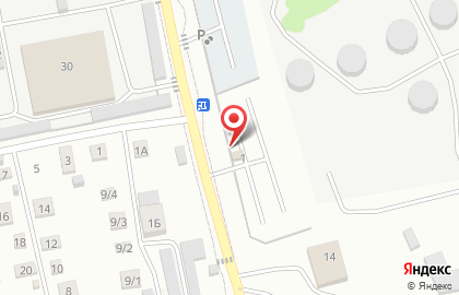 Автостоянка в Барнауле на карте