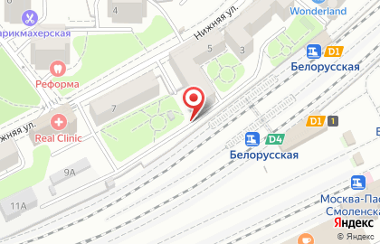 Кварт-отель Белорусская на карте