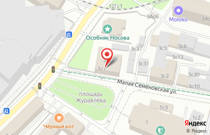 Коммерческий банк Альтернатива на Малой Семёновской улице на карте