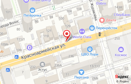 ОАО АктивКапитал Банк на Красноармейской улице на карте