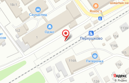 Перхушково, железнодорожная станция на карте