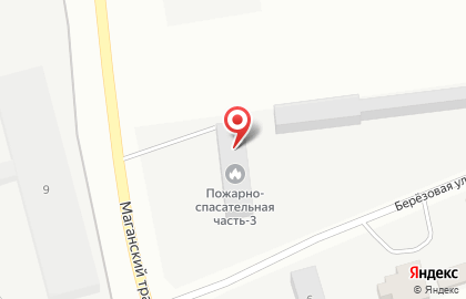 Пожарная часть №3 в Якутске на карте