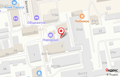 Alfapar.ru на улице Вяткина на карте