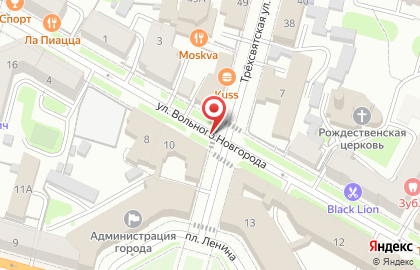 Библиотека на карте