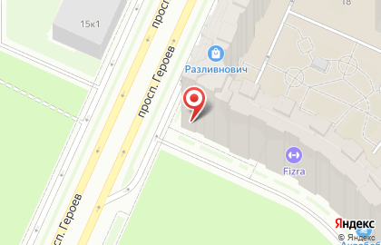 Супермаркет Пятёрочка в Санкт-Петербурге на карте