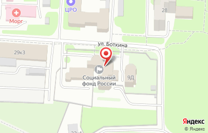 Отделение Пенсионного фонда РФ по Новгородской области на улице Зелинского на карте