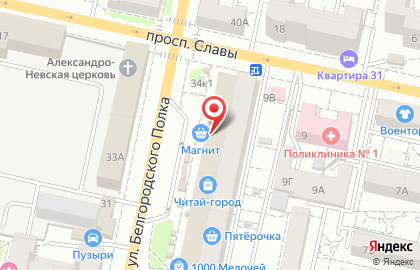 Банкомат ВТБ в Белгороде на карте