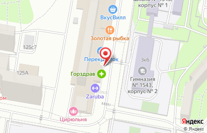 Магазин овощей и фруктов в Москве на карте