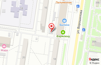 Сауна Спутник в Автозаводском районе на карте