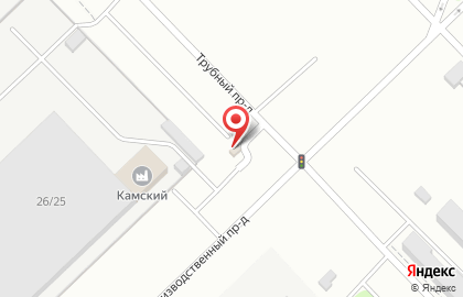 Фирменный магазин-киоск Сосновоборская в Производственном проезде на карте
