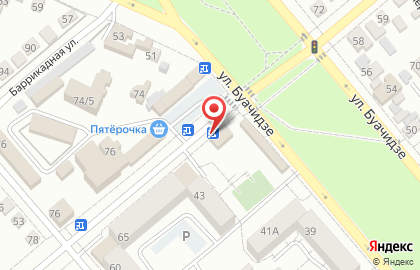Продовольственный магазин на улице Маркова на карте