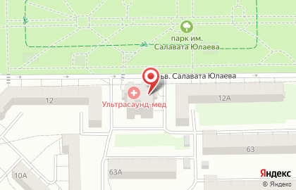 Салон цветов и подарков Орхидея в Салавате на карте