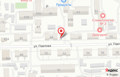 Продуктовый магазин Деревенские традиции в Октябрьском районе на карте