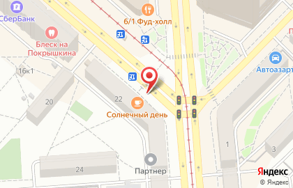 Киоск по продаже печатной продукции на улице Сибиряков-Гвардейцев 22 на карте