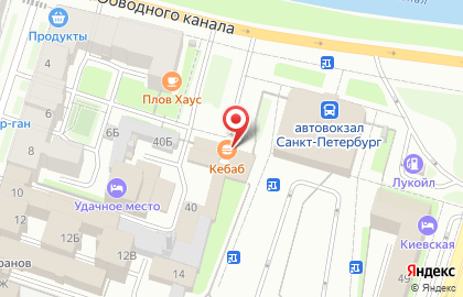 Бистро на Набережной Обводного канала, 40а на карте