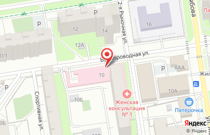 Молочная кухня Городская детская клиническая поликлиника №6 в Дзержинском районе на карте