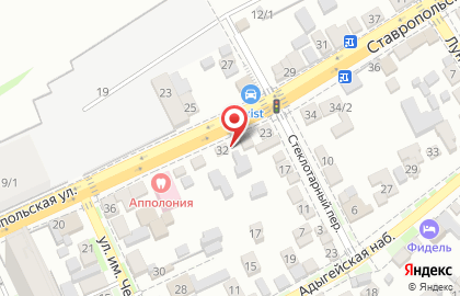 Имидж-студия Гламур на Ставропольской улице на карте