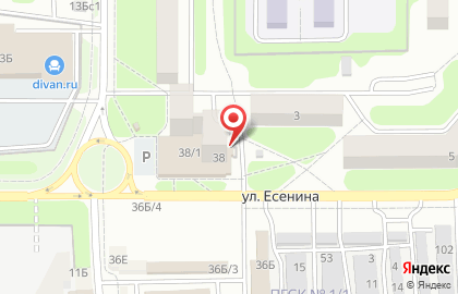 Магазин спортивных товаров Легкий бег на карте