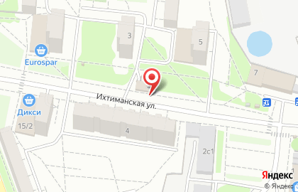 Продуктовый магазин Спутник в Подольске на карте