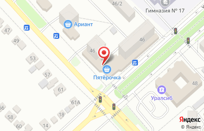 Супермаркет Пятёрочка на улице Кирова на карте