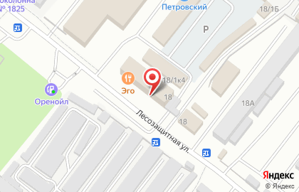 Автосервис Вилгуд на Лесозащитной улице на карте