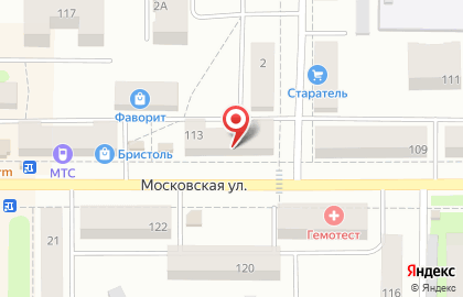 Новый климат на Московской улице на карте