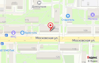 Новый климат на Московской улице на карте