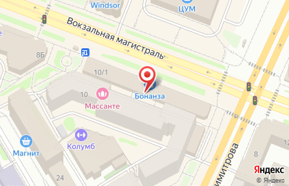 Красный куб в Новосибирске на карте