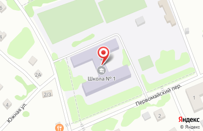Средняя общеобразовательная школа №1 на Моховой улице на карте