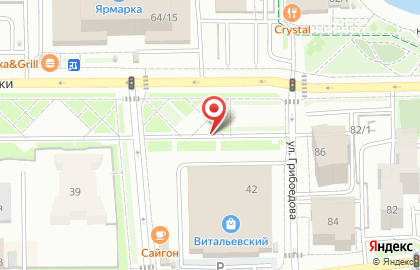 Свадебный салон Свадебный мир в Центральном районе на карте
