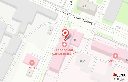 Травмпункт, Вологодская городская поликлиника №1 на карте