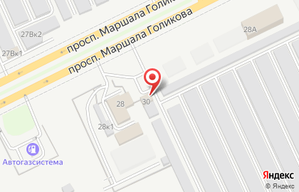 Шиномонтажная мастерская в Кургане на карте