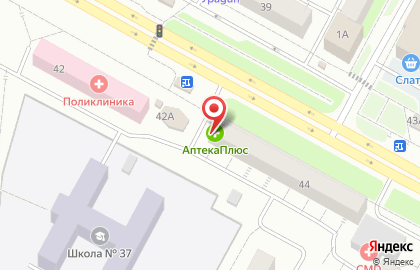 Аптека 38+ в Иркутске на карте